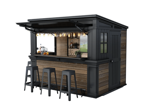 Signature Outdoor Garden Bar - Rosewood