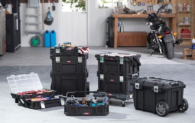 Carro vertical 3 niveles - Connect Rolling System - Negro