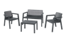 Emily 4 Seater Lounge Set - Grey