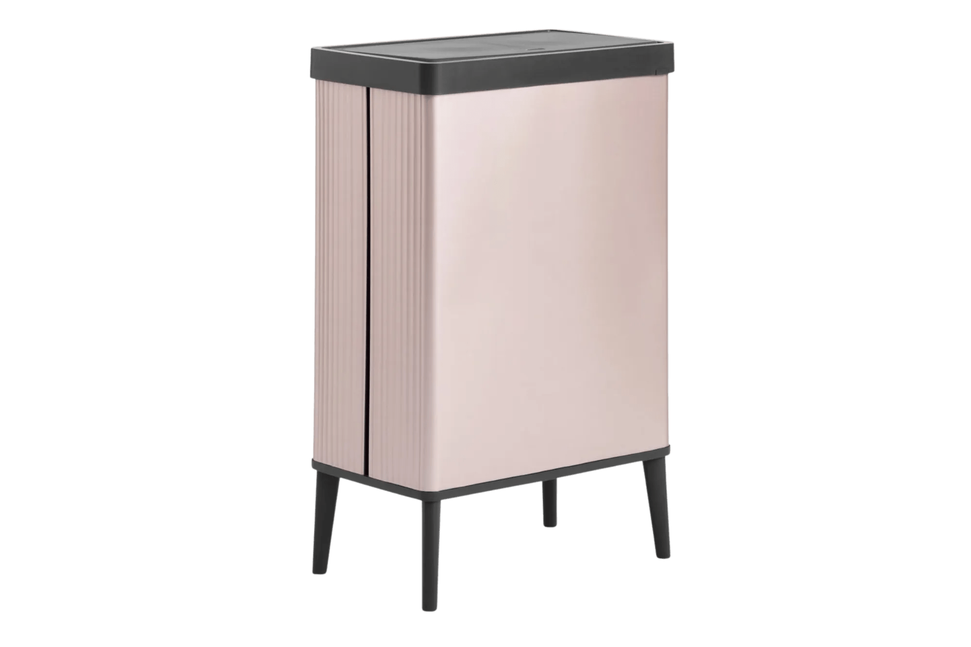 פח ורטו גבוה 54 ליטר - ורוד פנינה