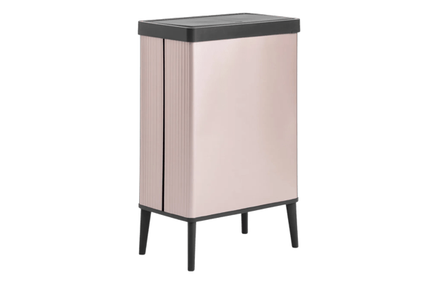 Verto High Prullenbak 54L - Rose - Prullenbakken