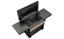 Signature Patio Cooler and Beverage Cart - Ashwood Brown