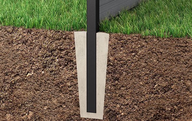 Post Kit 240cm - Grey