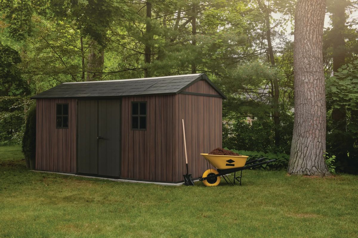 Signature Apex Shed 15x7.5ft - Rosewood