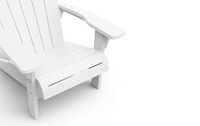 Troy Adirondack Stuhl – 93x80x96.5 cm – 2 Stück - Weiss
