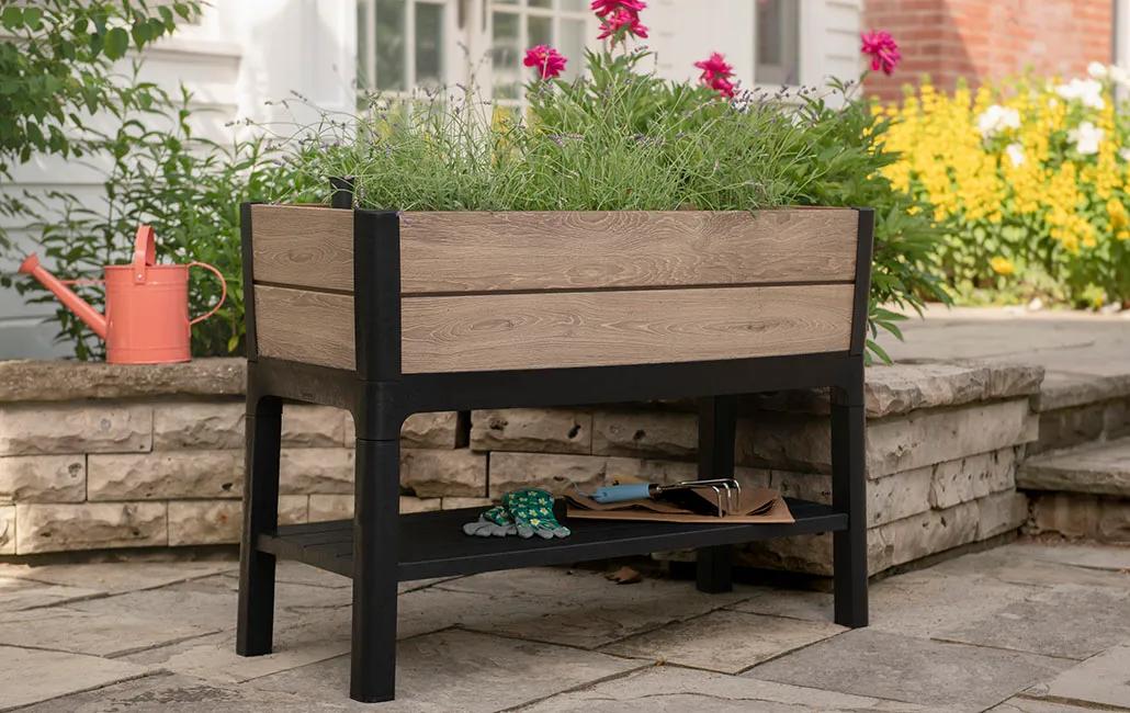 Keter Signature 29 Gallon Elevated Garden Bed - Thumbnail 3