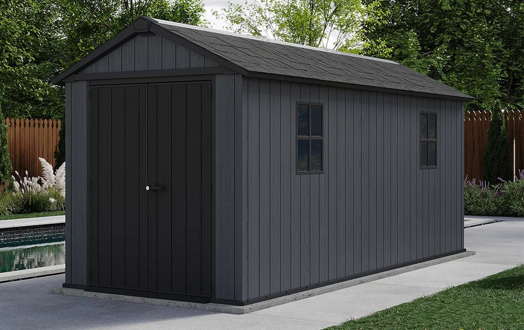 Caseta de exterior Newton Plus 7515 - 230x476x246 cm y 10 m2