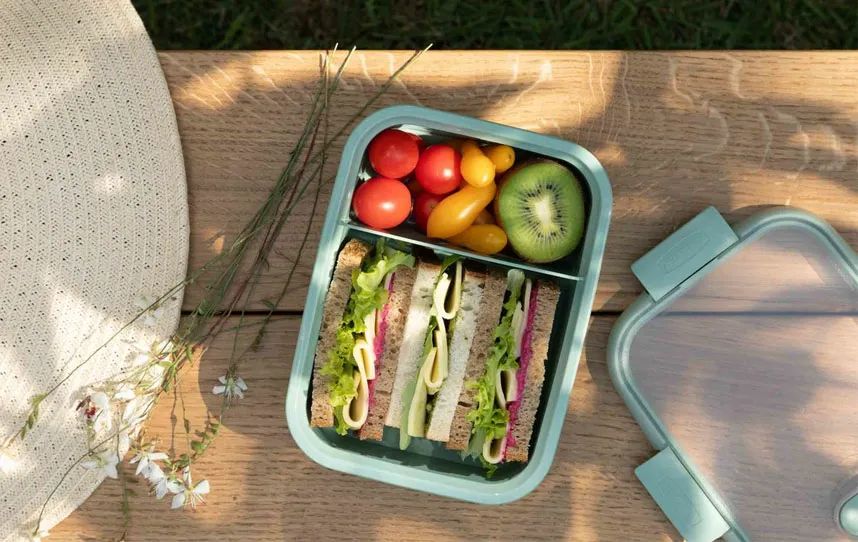 Smart to Go Lunchbox 0,6L + 0,3L - Groen