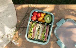 Smart to Go Lunchbox 0,6L + 0,3L - Groen - Keuken en koken
