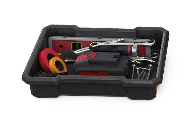 Stack & Roll Tool Box - Graphite
