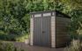 Signature Ashwood Brown Medium Storage Shed - 7x7 Shed - Keter US