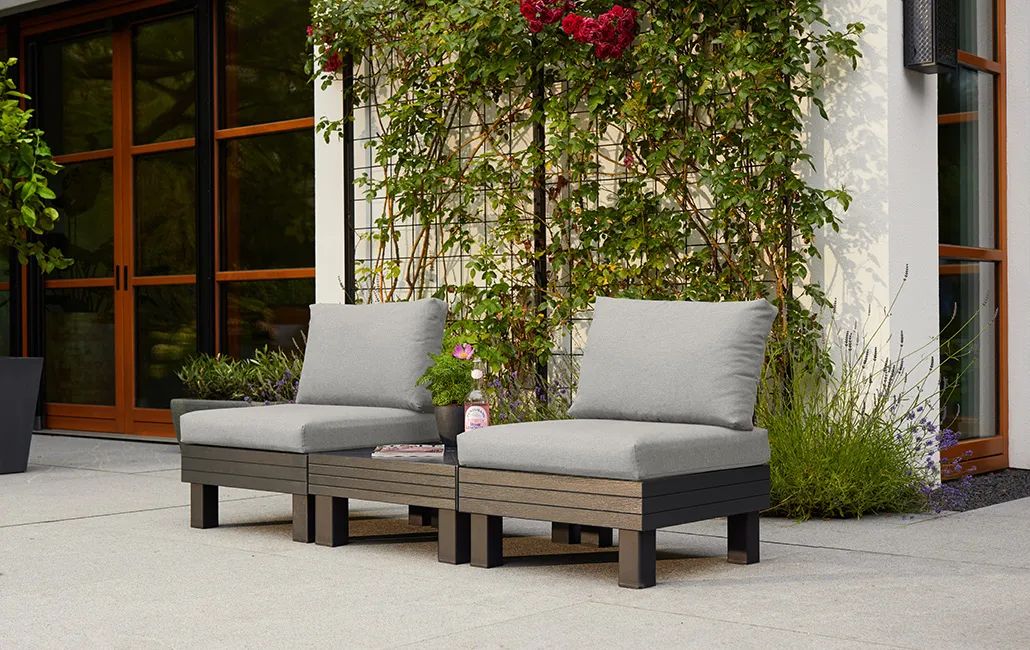 Elements Balcony Set - Graphite