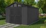Gray Stronghold 10x15 Extra Large Storage Shed - Keter US