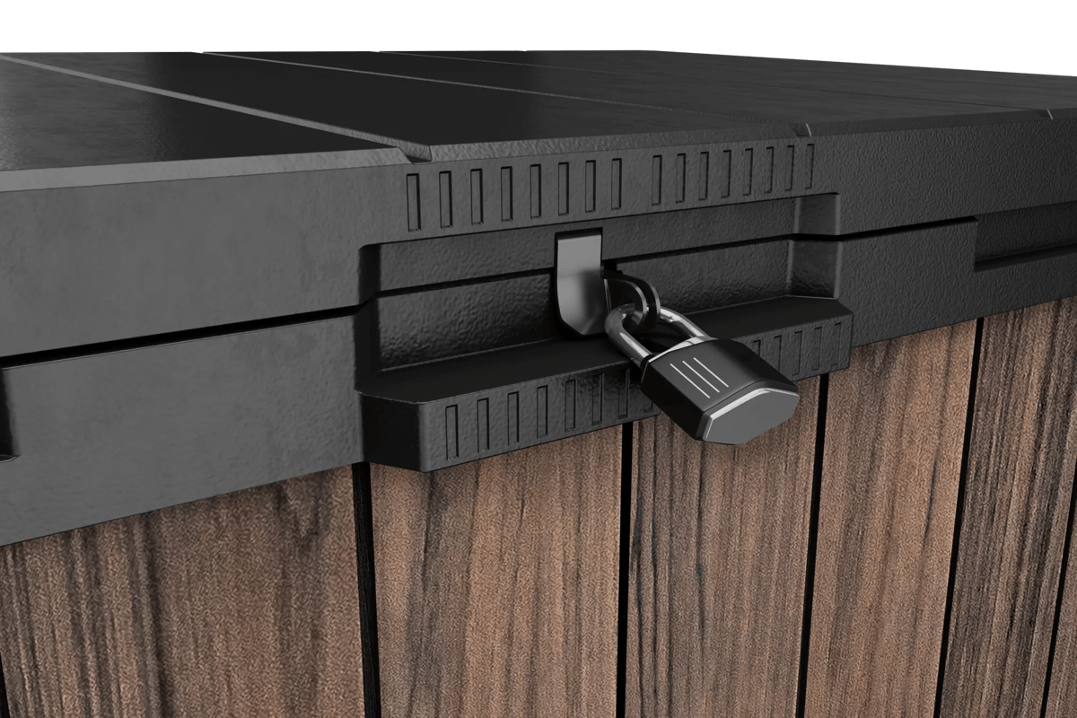 Signature 1150L Horizontal Storage Shed - Rosewood