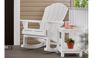 White Outdoor Adirondack Rocking Chair - Keter US
