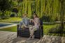 Graphite 60 Gallon Outdoor Storage Bench - Keter US