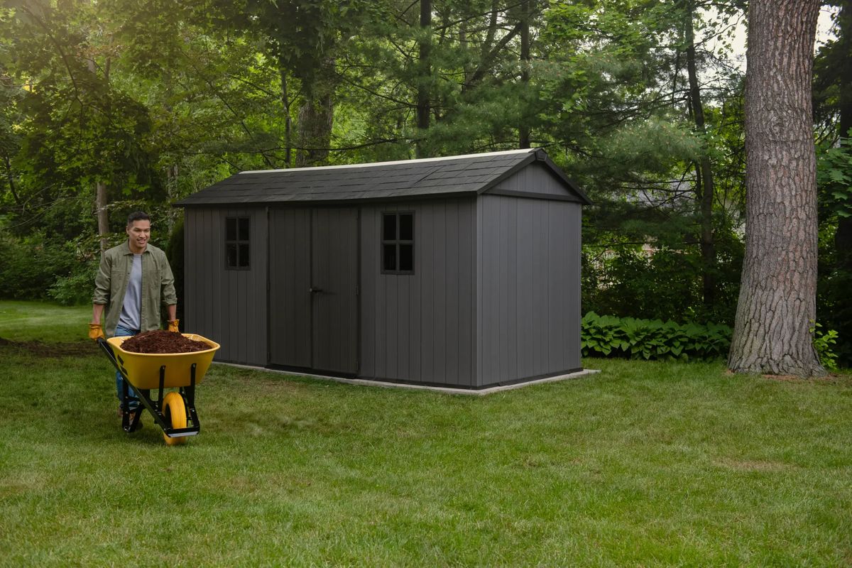 Caseta de exterior Newton Plus 7515 - 230x476x246 cm y 10 m2
