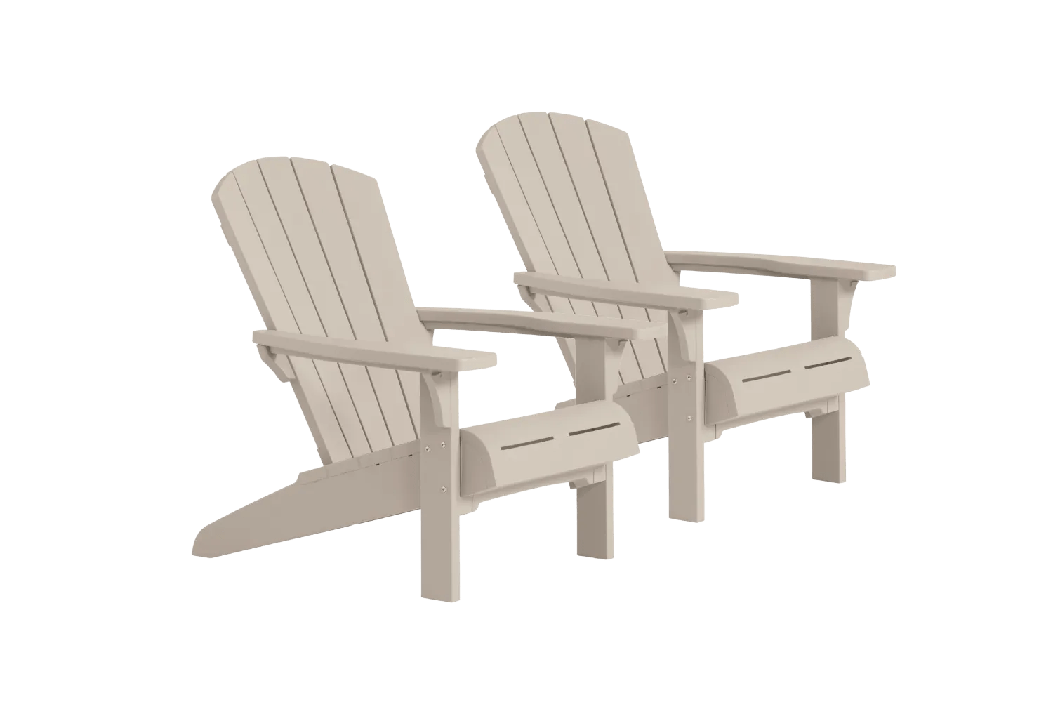 Troy Adirondack Tuinstoel - set van 2 - Soft Beige