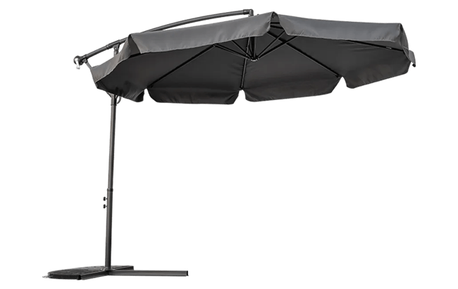 שמשיית צד 3 מטר - אפור גרפיט