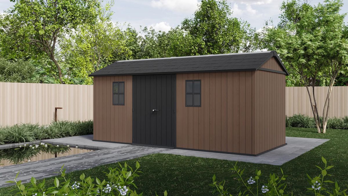 Caseta de exterior Newton Plus 1775 - 230x539x246 cm y 11,2 m2