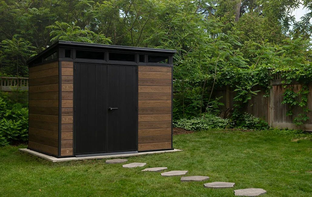 Buy Signature Walnut Brown Large Storage Shed 9x7 - Keter Canada