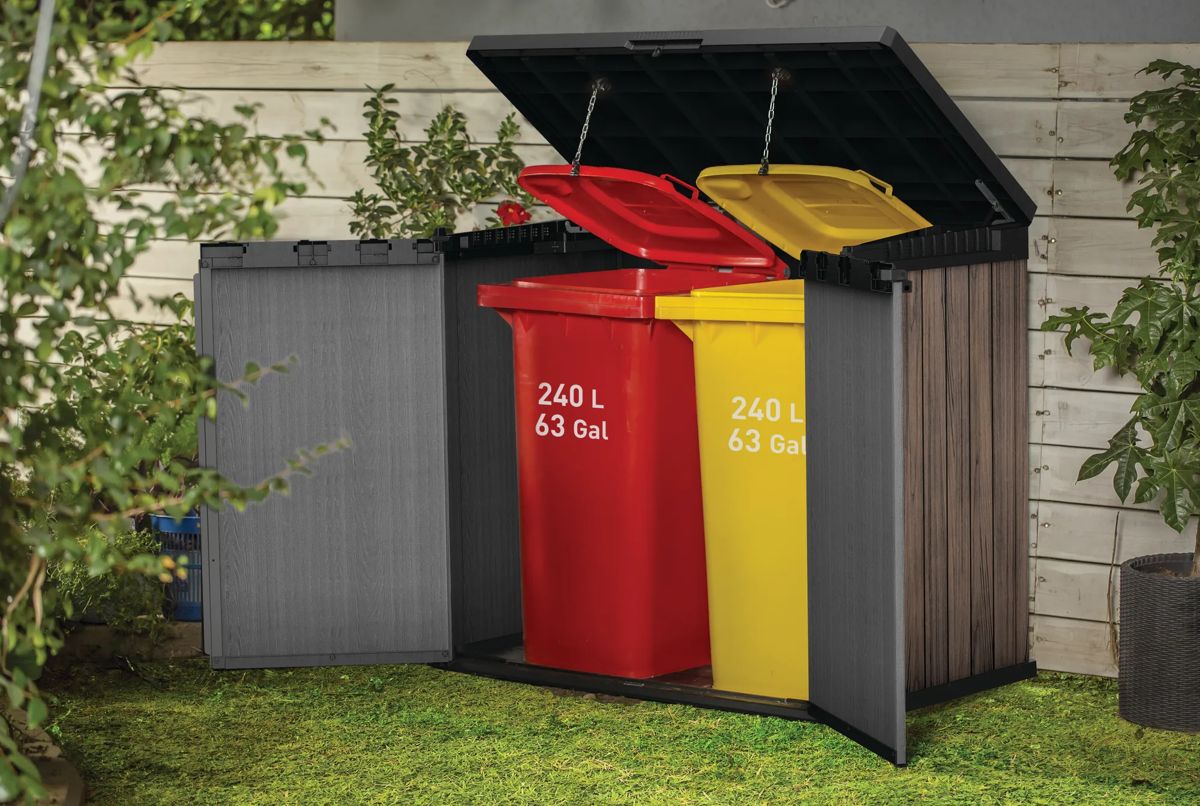 Signature 1150L Horizontal Storage Shed - Rosewood