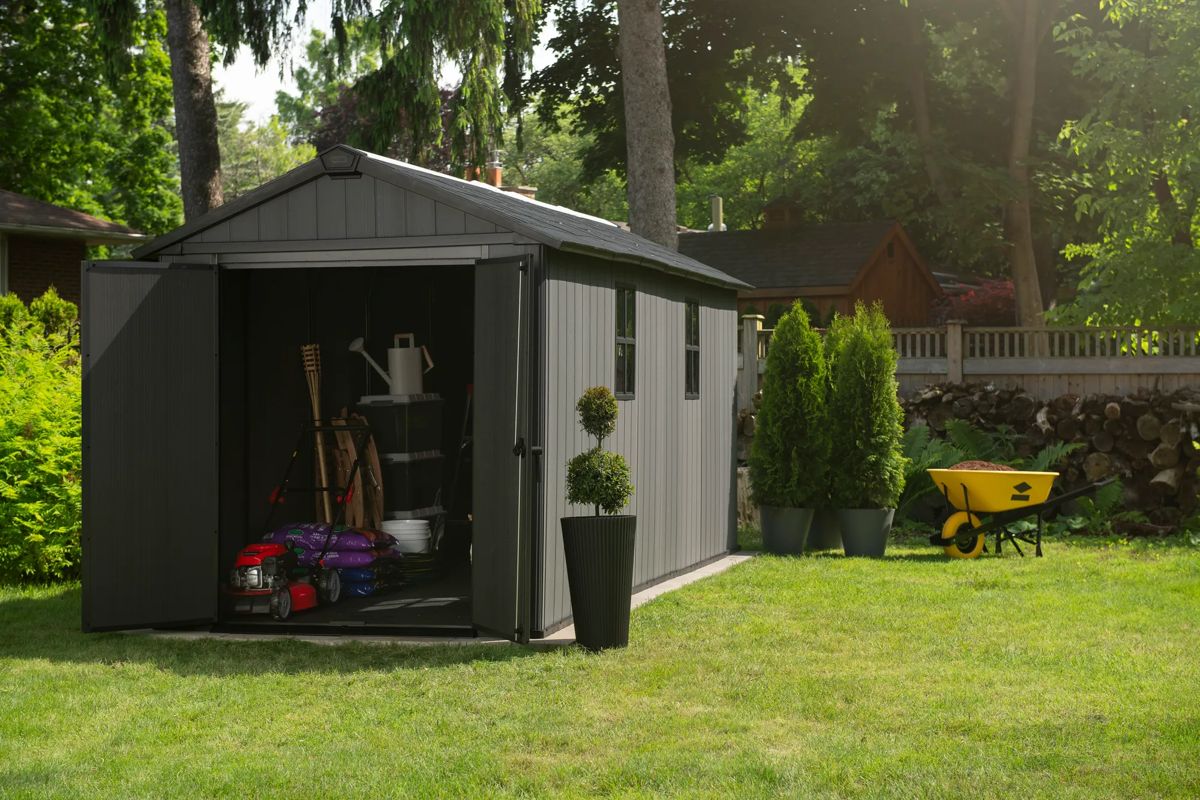 Caseta de exterior Newton Plus 7515 - 230x476x246 cm y 10 m2