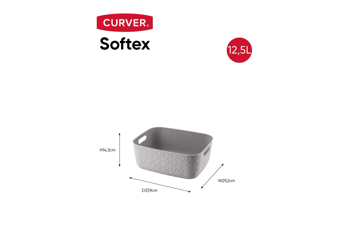 Softex Opbergmand 12,5L - Taupe