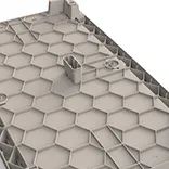 Armario alto de exterior Groove - 180x45x80 cm. - Beige