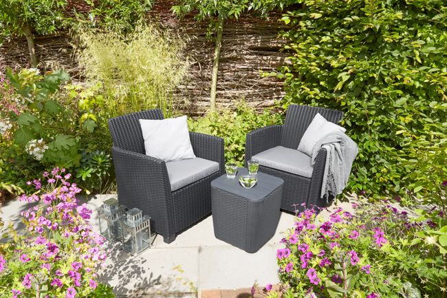  מערכת ישיבה מיה  בלקוני - אפור כהה