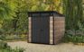 Abri de jardin Signature 77 - 4,5m2 - Marron aspect Douglas