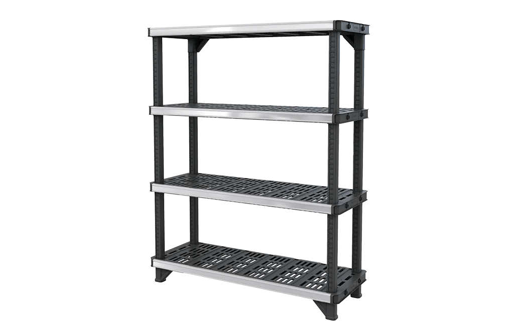 Estantería de resina y metal Fused - 720 kg. - Negro