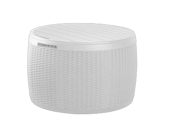 Circa 37 Gallon Deck Box - White - Small Deck Boxes