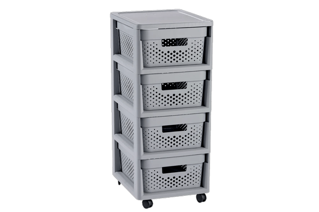 Infinity Dots Ladesysteem 4x11L - Grijs