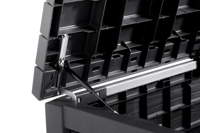 ארגז אחסון נורטווד 625 ליטר - אפור גרפיט