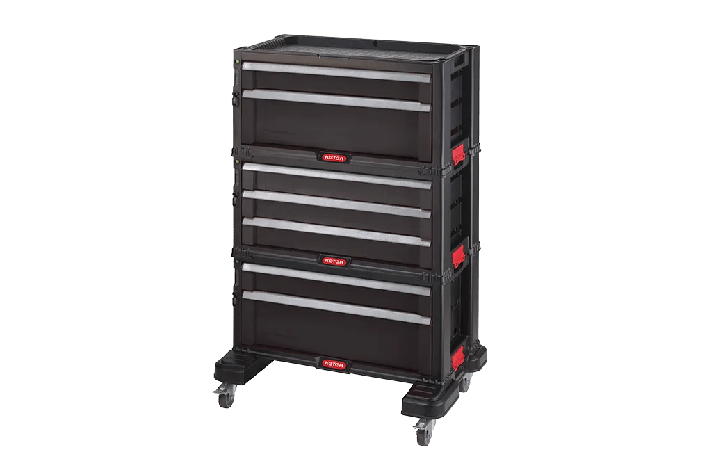 Servante d'atelier 7 tiroirs - Noir