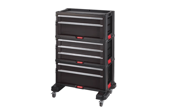 Servante d'atelier 7 tiroirs - Noir