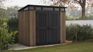 Aspen Gerätehaus 8×6 - Walnuss