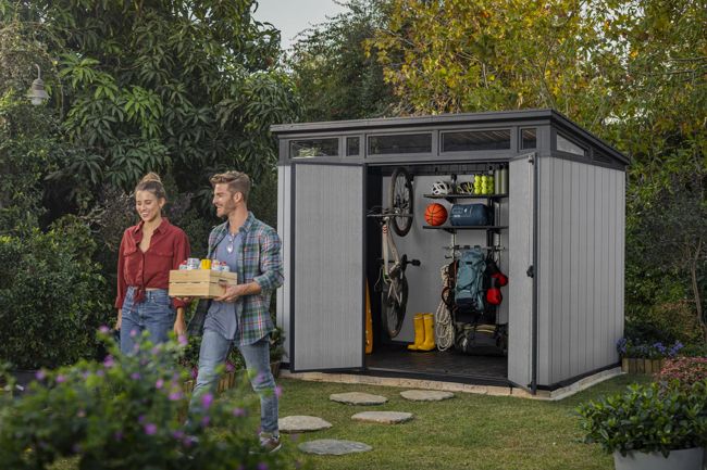 Artisan 2.0 Shed 9x7ft - Grey - 