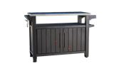 Unity XL Outdoor Kitchen Cart with Storage - Brown