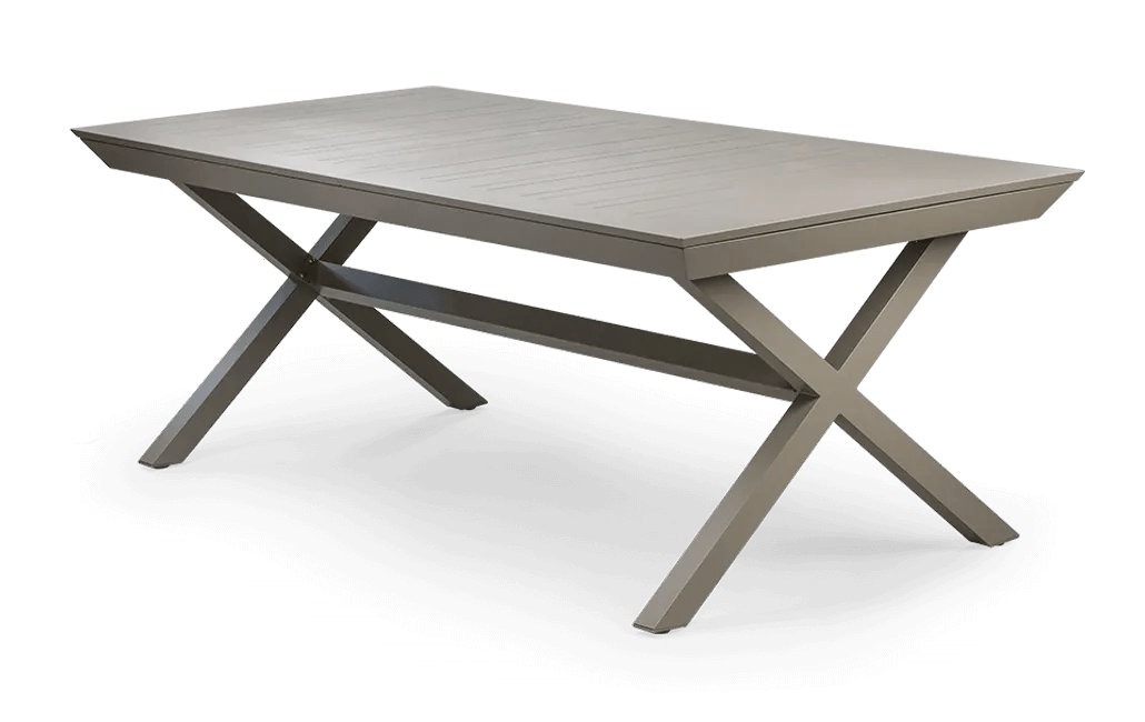 שולחן אלומיניום נפתח ברצלונה - קפוצ'ינו - חול