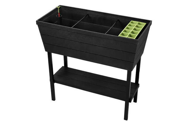 Graphite Urban Bloomer 12.7 Gallon Elevated Garden Bed - Keter US
