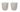 Cotswold Tall Square Planter 33cm Set of 2 - Limestone Grey