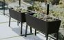 Graphite Splendor 31.7 Gallon Elevated Garden Bed - Keter US