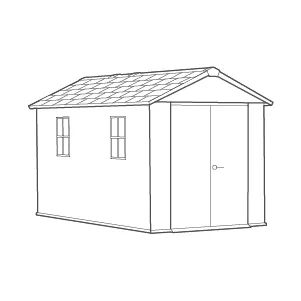 Signature Apex Shed 7.5x13ft - Rosewood