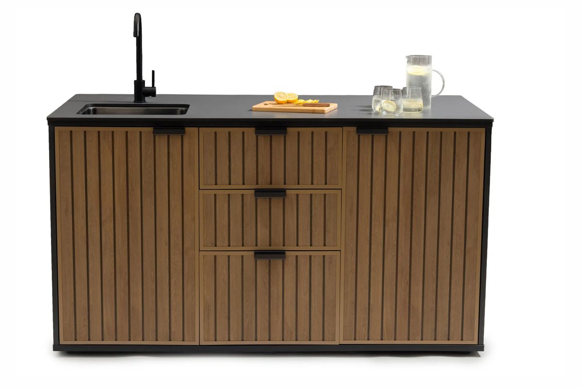Compacte Buitenkeuken - 72,1x167,9x94 cm  - Venetian Bruin