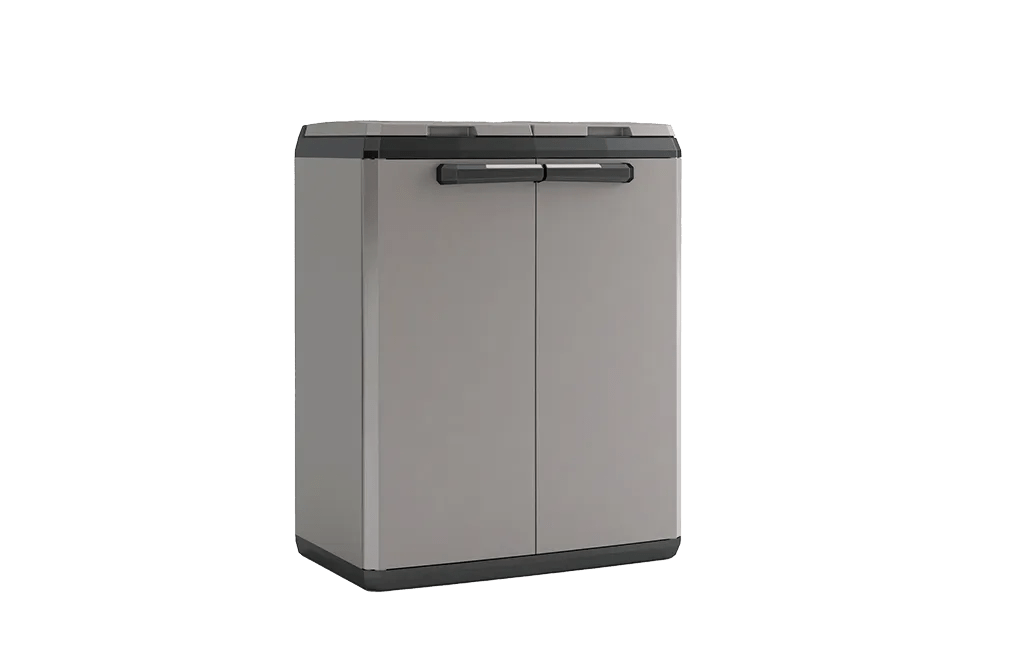 Armario cubo de basura de resina Split - 99,2x39x68 cm. - 