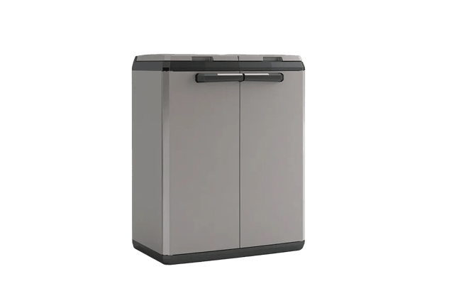 Armoire de tri 2 bacs de tri Basic Split - 68x39xH99 cm - 