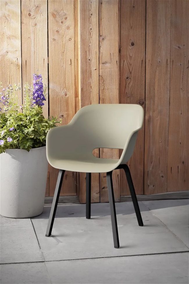 Signature Porto Tisch 200 cm + 6x Noa Stühle Silber Salbei -