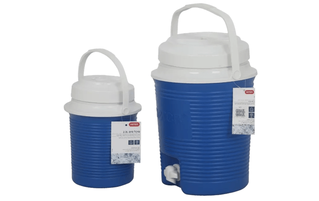  סט 2 מיכלי מים 2.3 ו 7.6 ליטר - כחול